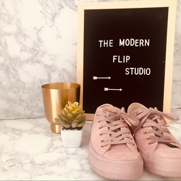 Converse Shoes - Rose Gold Converse